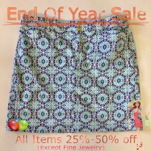 Charter Club Blue Mini Skirt Size 12